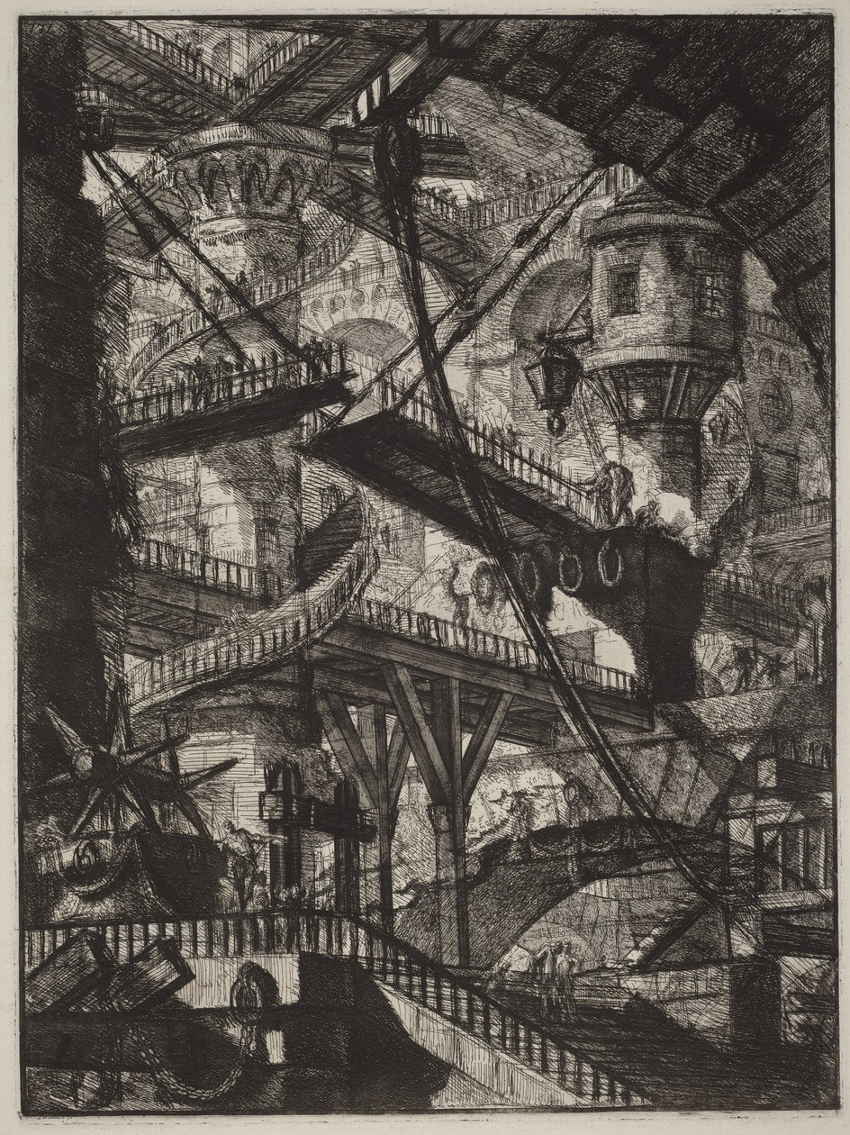 Le pont-levis - Giovanni Battista Piranesi