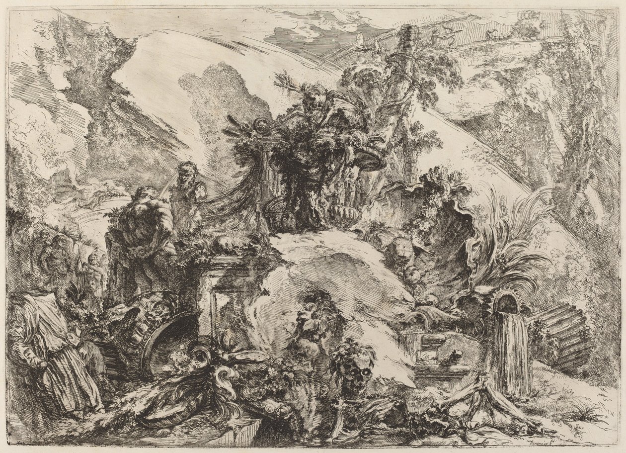 Les Squelettes - Giovanni Battista Piranesi