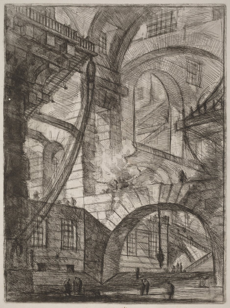 Le feu fumant - Giovanni Battista Piranesi