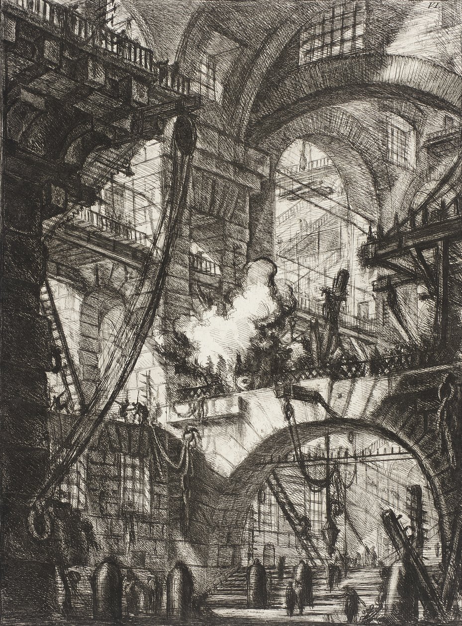 Le feu fumant - Giovanni Battista Piranesi