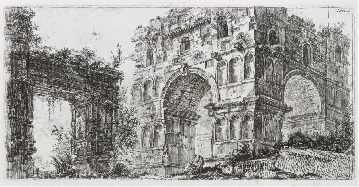 Le temple de Diane - Giovanni-Battista Piranesi