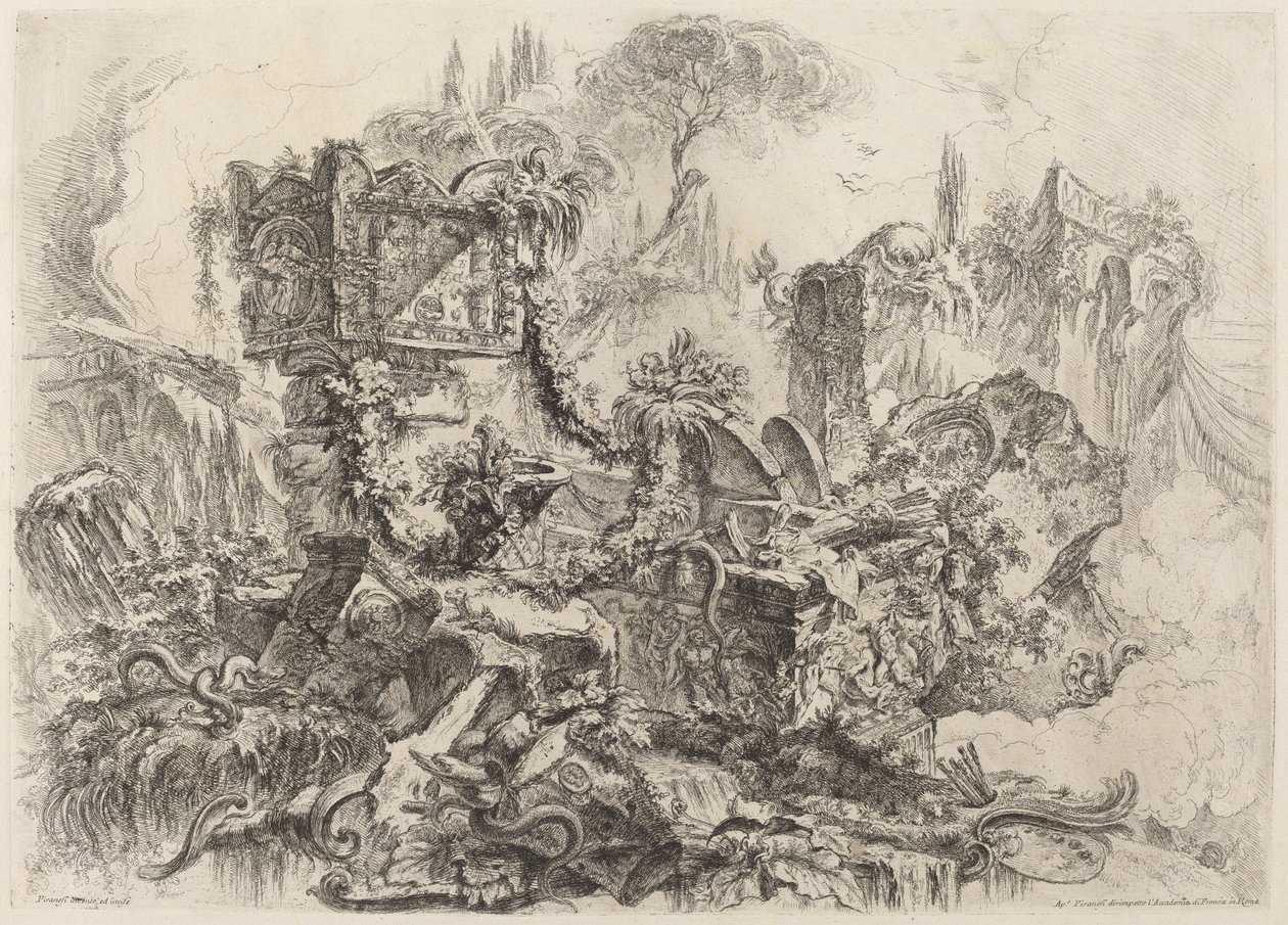 Le tombeau de Néron - Giovanni Battista Piranesi