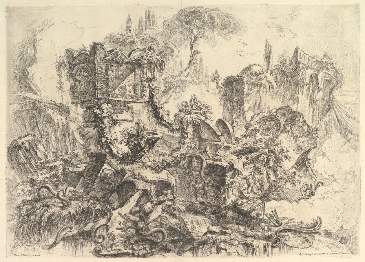Le Tombeau de Néron, des Grotteschi Grotesques - Giovanni Battista Piranesi