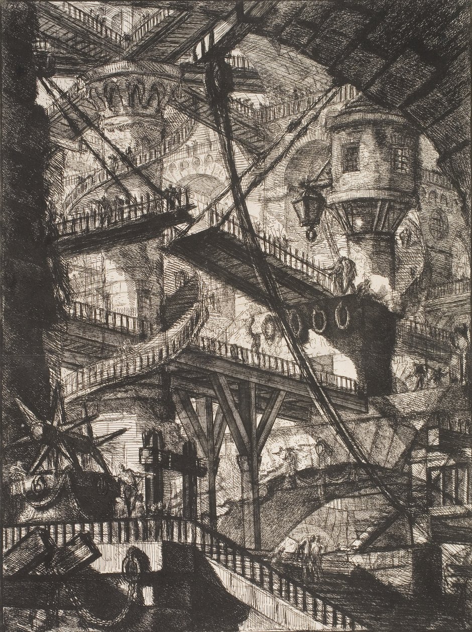 Le pont-levis - Giovanni-Battista Piranesi