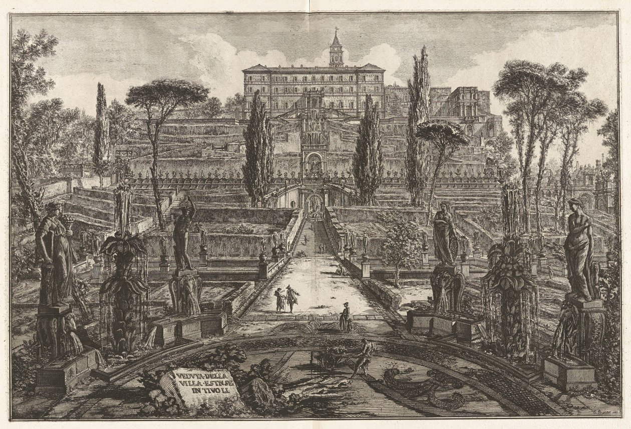 Vue de la Villa d