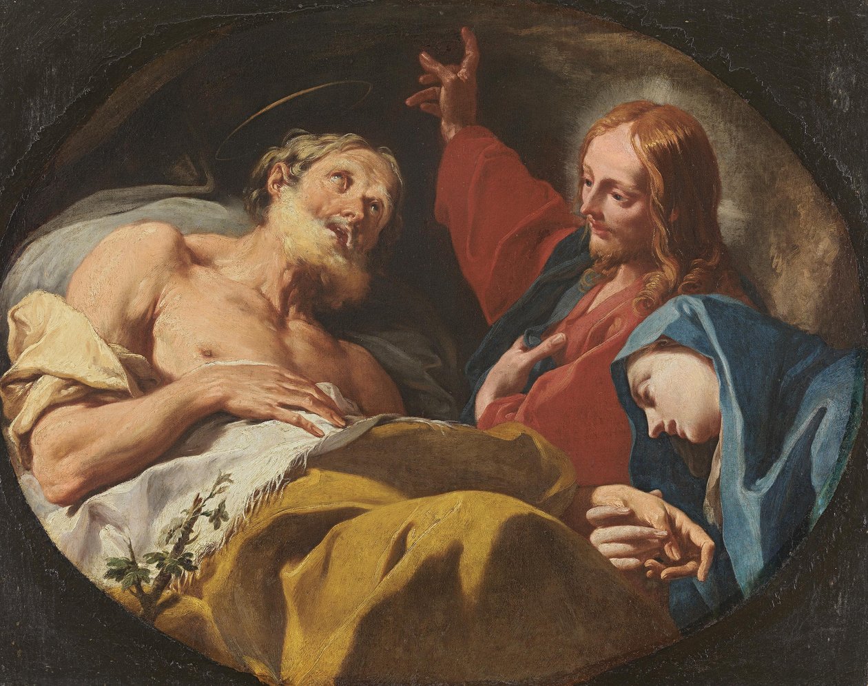 Der Tod des hl. Joseph - Giovanni Battista Pittoni