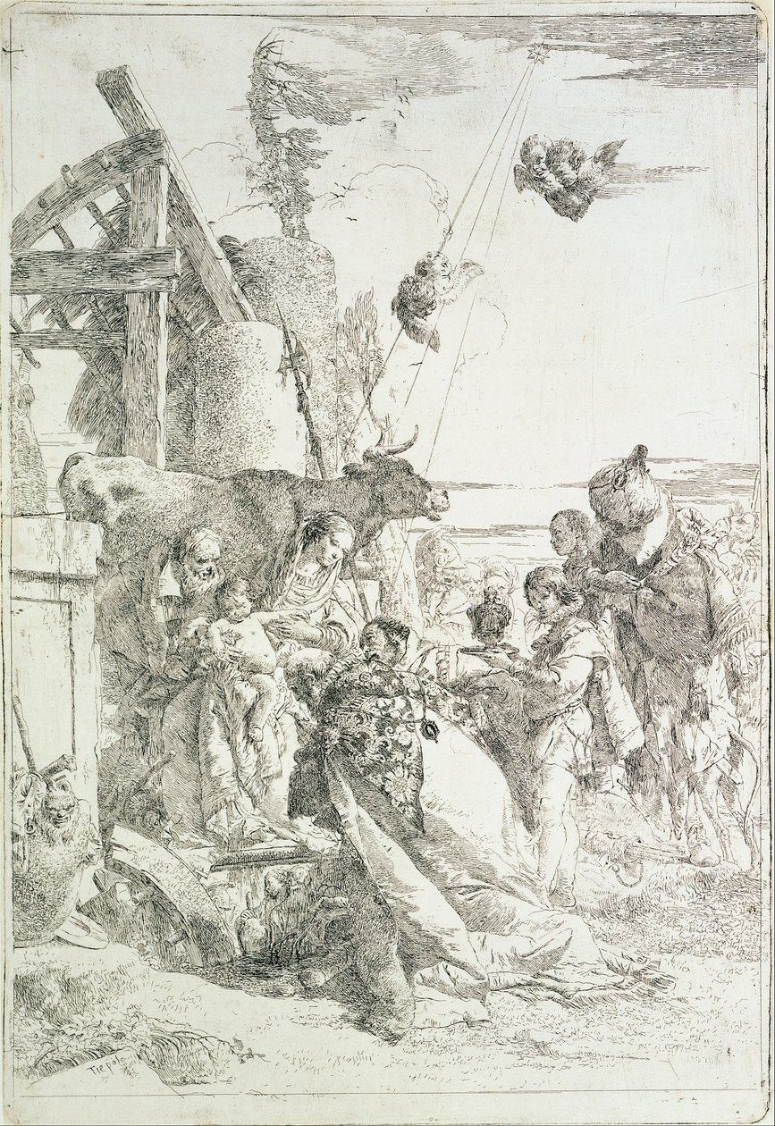 Adoration des Mages - Giovanni Battista Tiepolo
