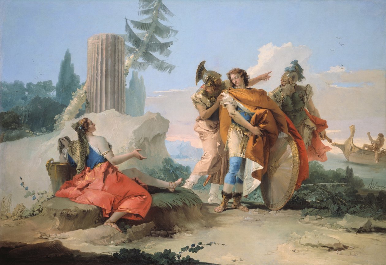 Armida abandonnée par Rinaldo - Giovanni-Battista Tiepolo