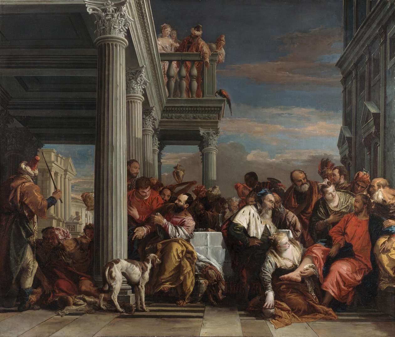 Christus im Haus des Simon des Pharisäers - Giovanni Battista Tiepolo