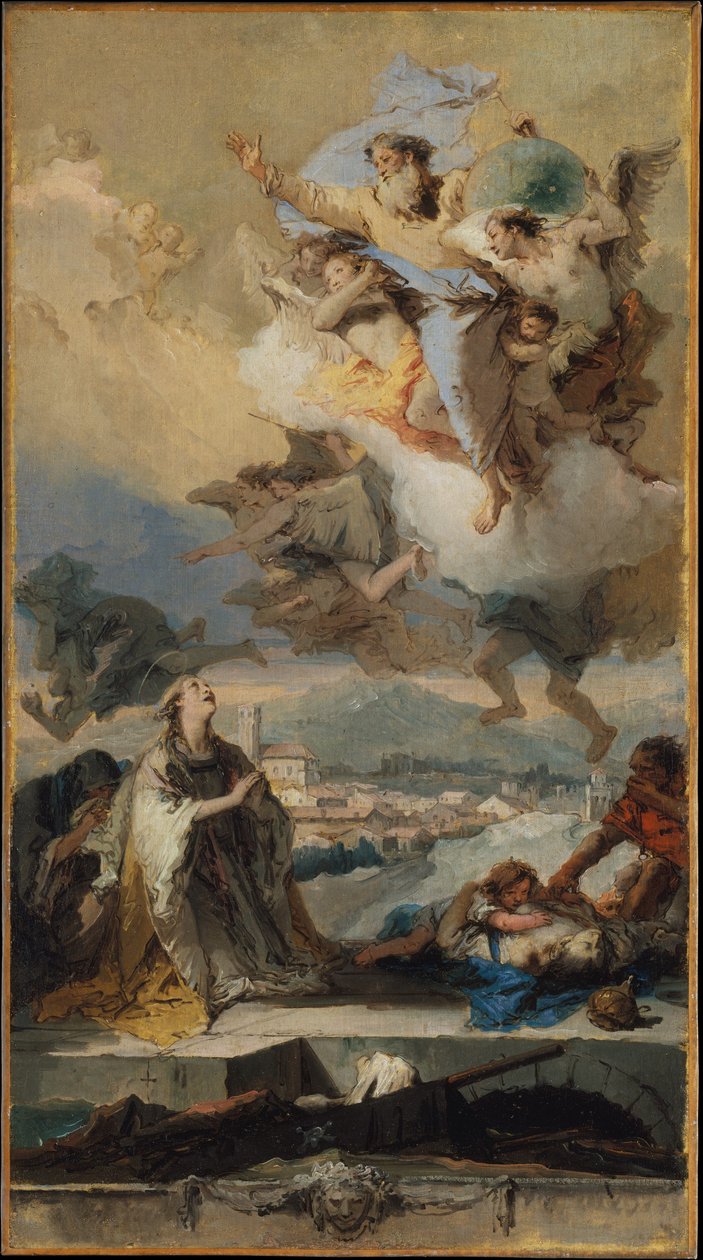 Sainte Thècle priant pour les pestiférés - Giovanni Battista Tiepolo