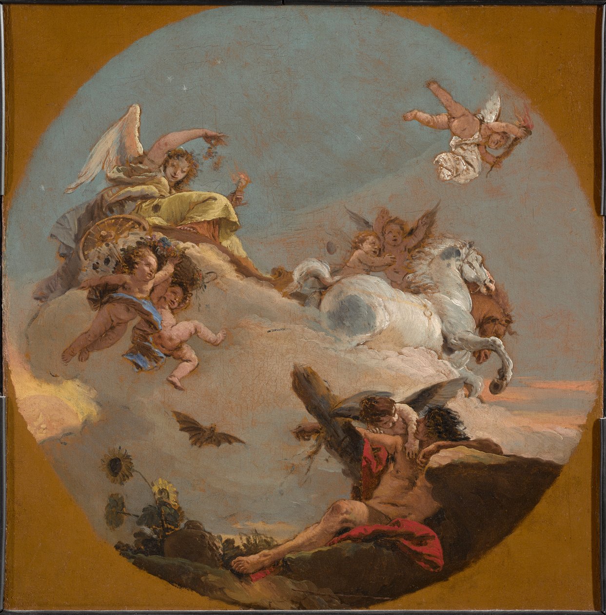 Der Wagen der Aurora - Giovanni Battista Tiepolo