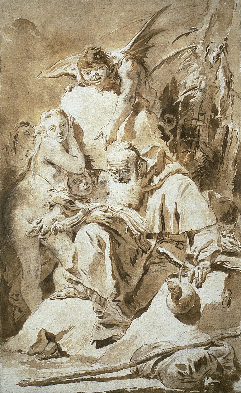 La tentation de Saint Antoine - Giovanni Battista Tiepolo