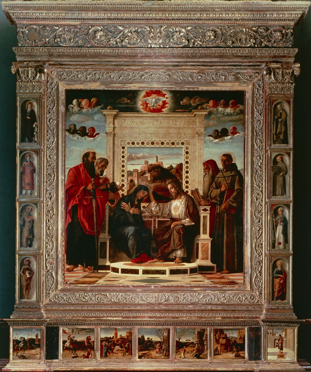 Retable de Pesaro (détail) - Giovanni Bellini
