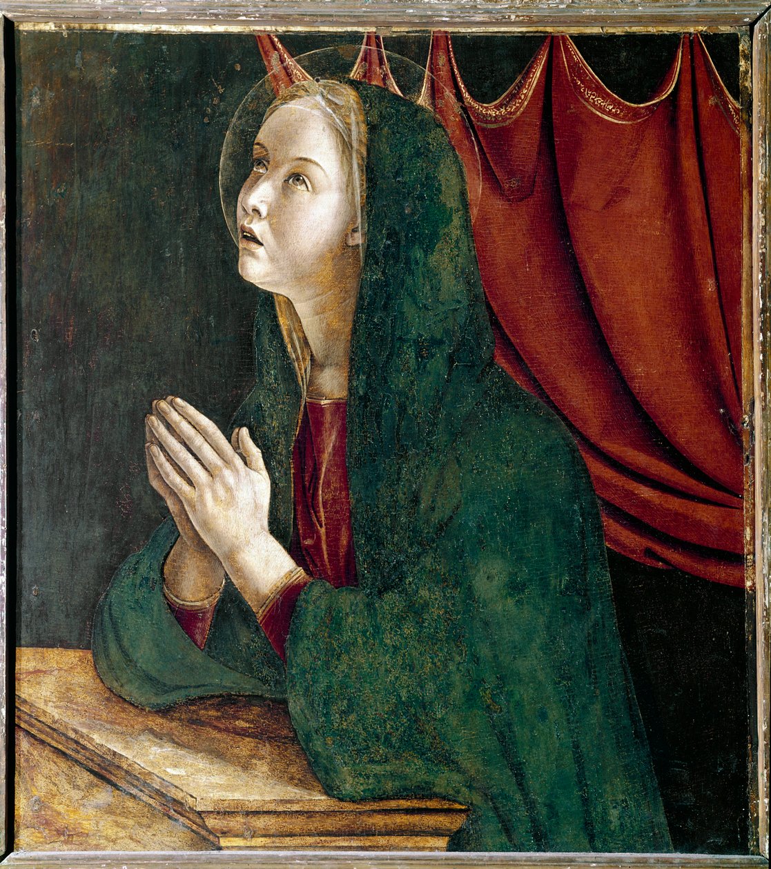 Polyptyque de Saint Vincent Ferrier : Vierge de l