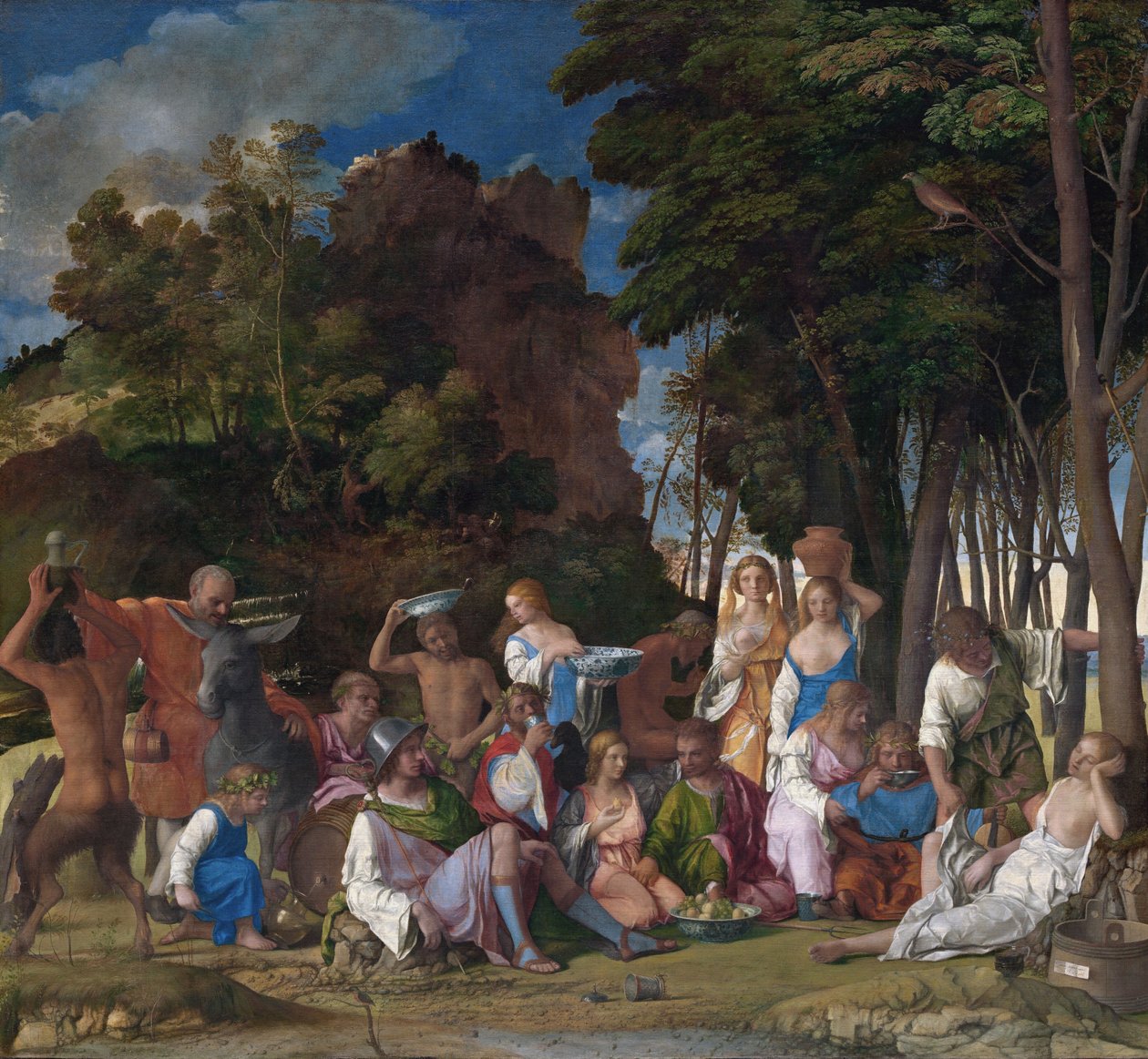 Le festin des dieux - Giovanni Bellini