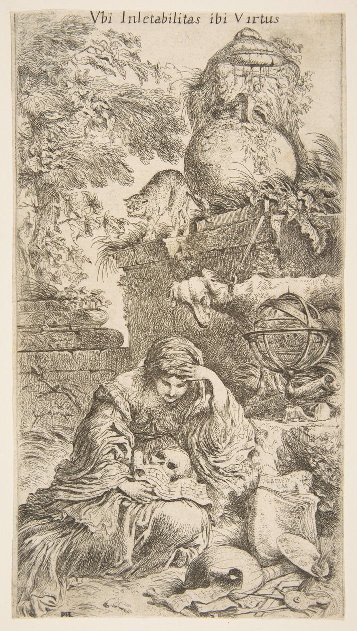 Mélancolie - Giovanni Benedetto Castiglione