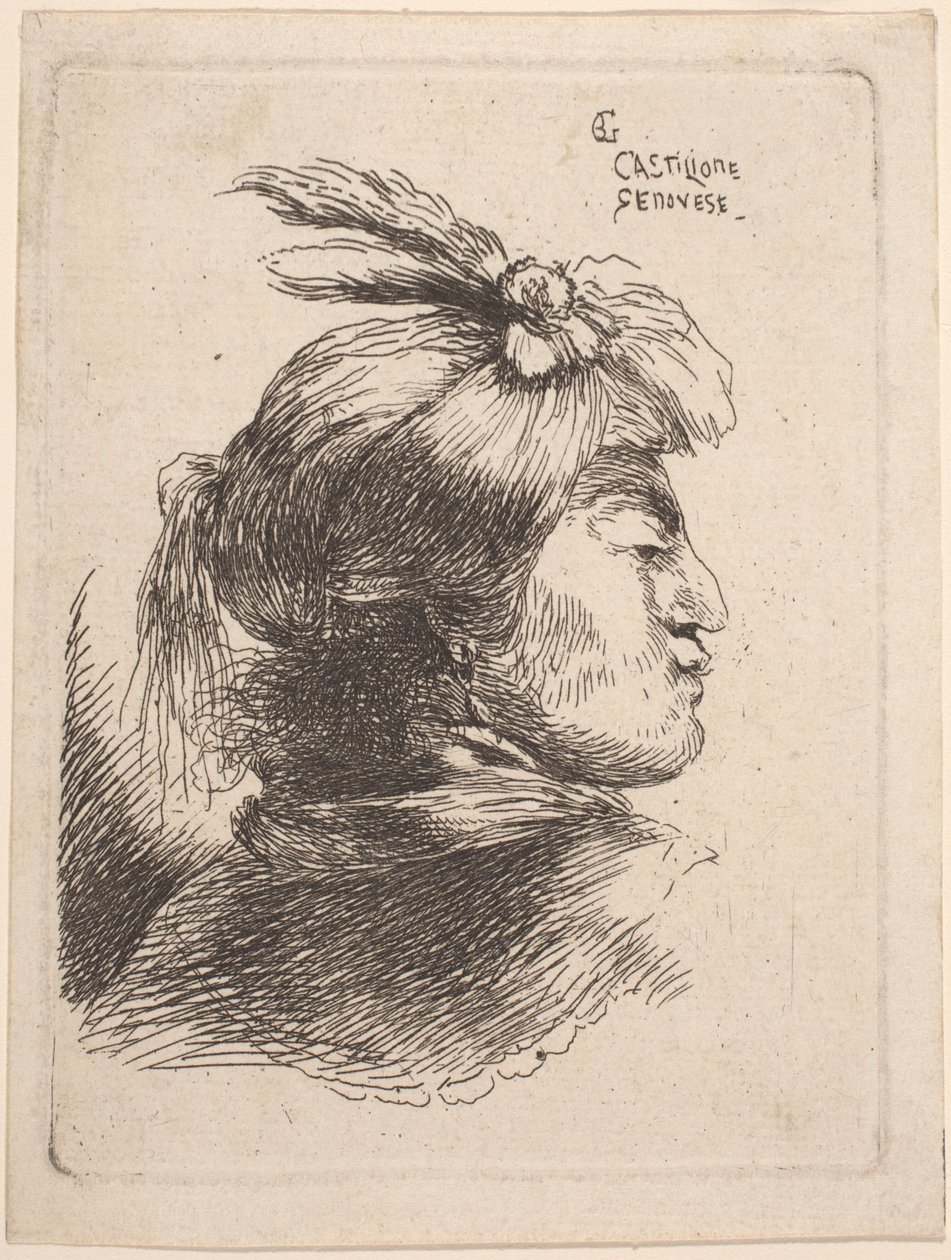 Petite Tête Orientale - Giovanni Benedetto Castiglione