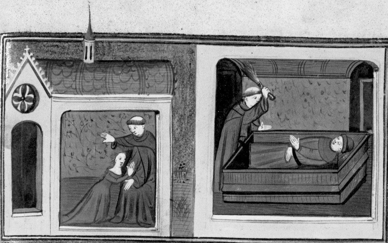 Décaméron, La femme de Férondo se confesse à l’abbé; l’abbé punit Férondo. Troisième journée, nouvelle 8 - Giovanni Boccaccio