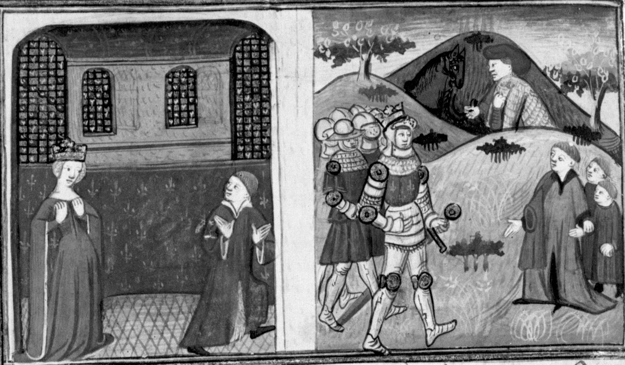 Décaméron, L’épouse du roi de France accuse le comte d’Anvers ; le comte se réconcilie avec le roi. Deuxième journée, nouvelle 8 - Giovanni Boccaccio