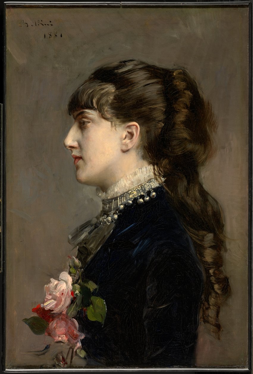 Madame Céline Leclanché - Giovanni Boldini