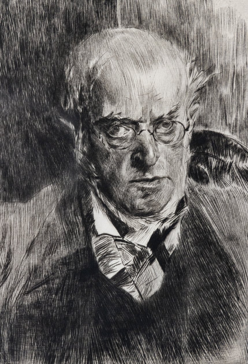 Portrait du Peintre Adolph Menzel (détail) - Giovanni Boldini