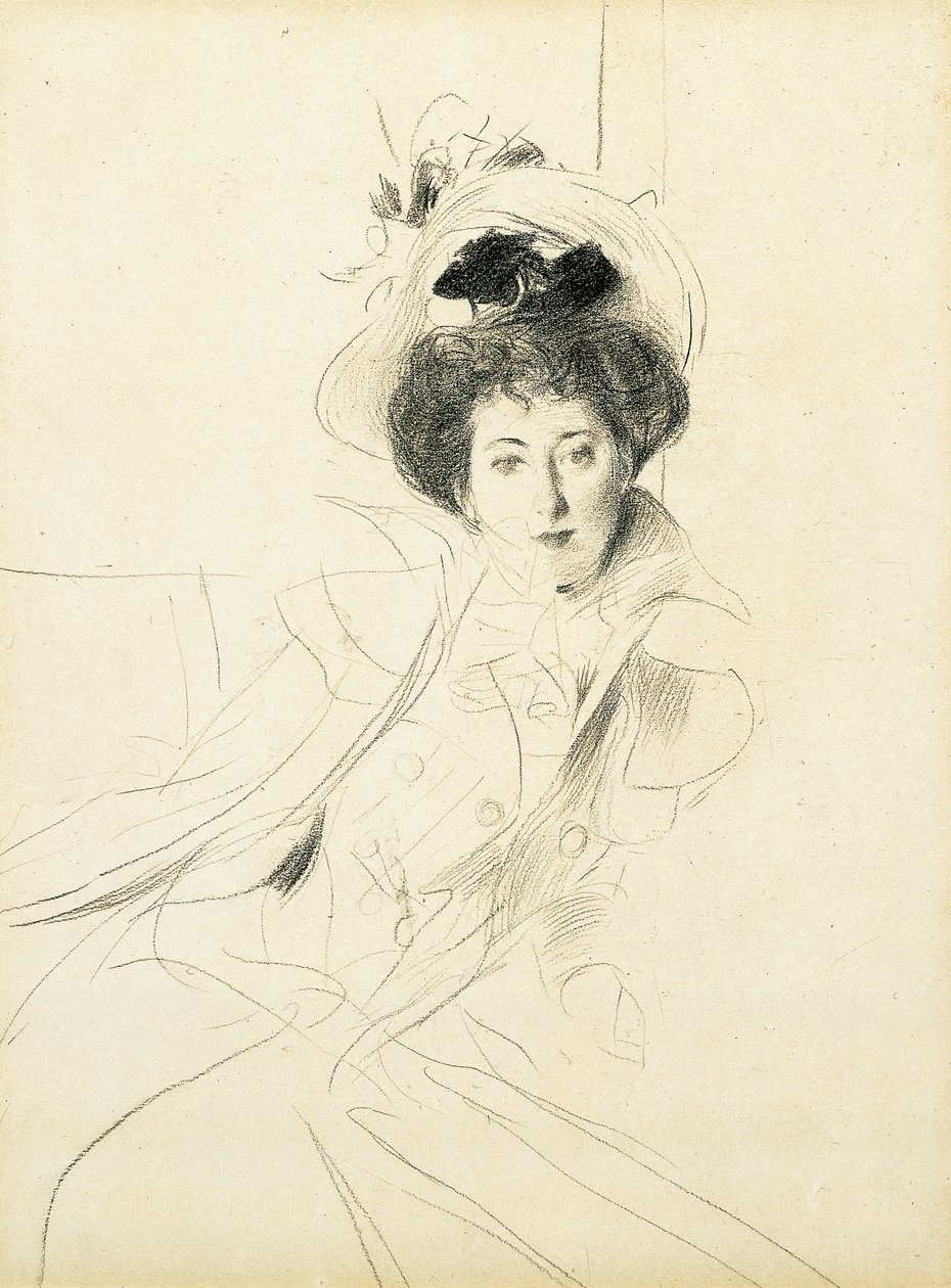Étude de la princesse Niscemi - Giovanni Boldini