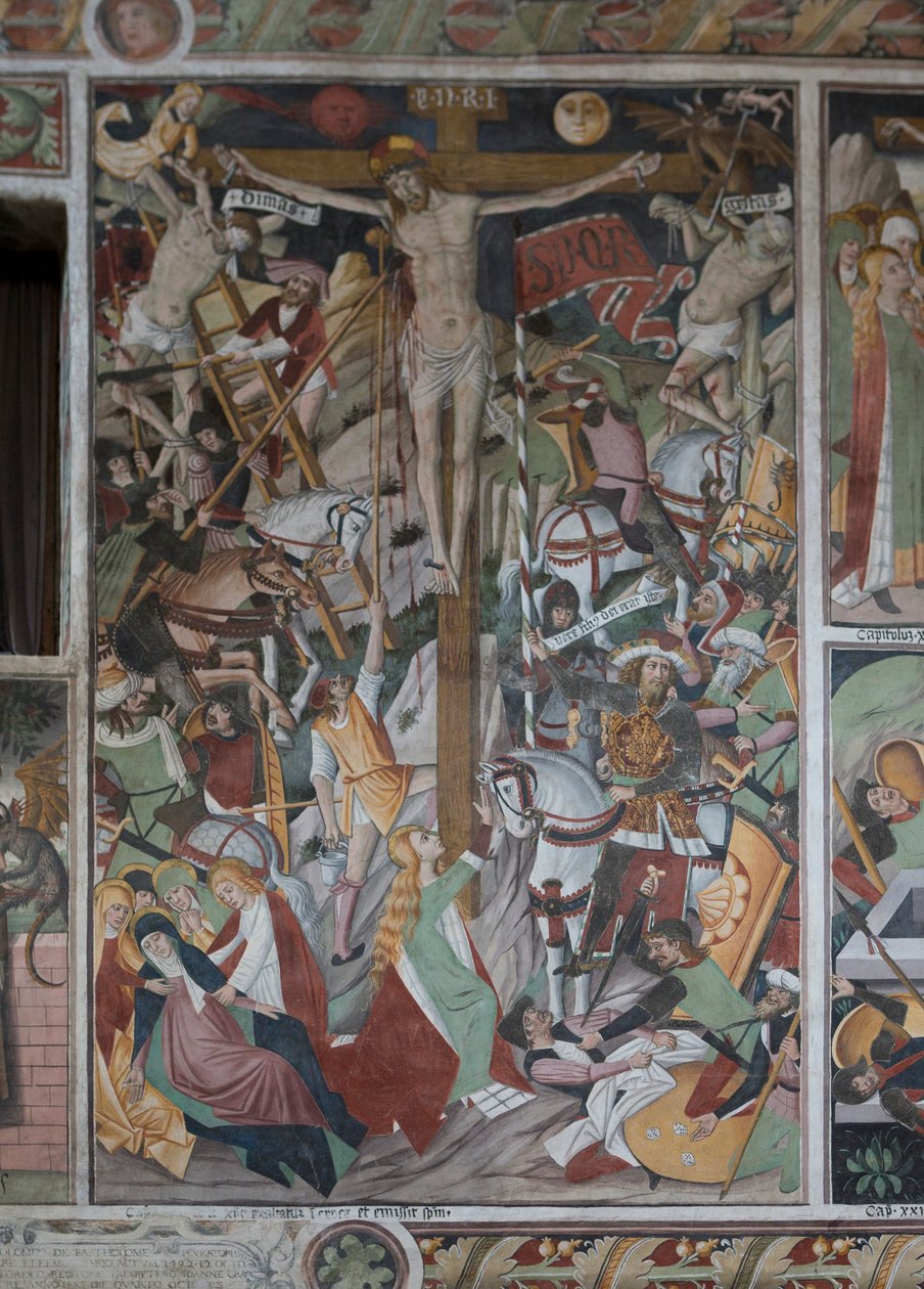 Crucifixion, c.1492 (fresque) - Giovanni Canavesio