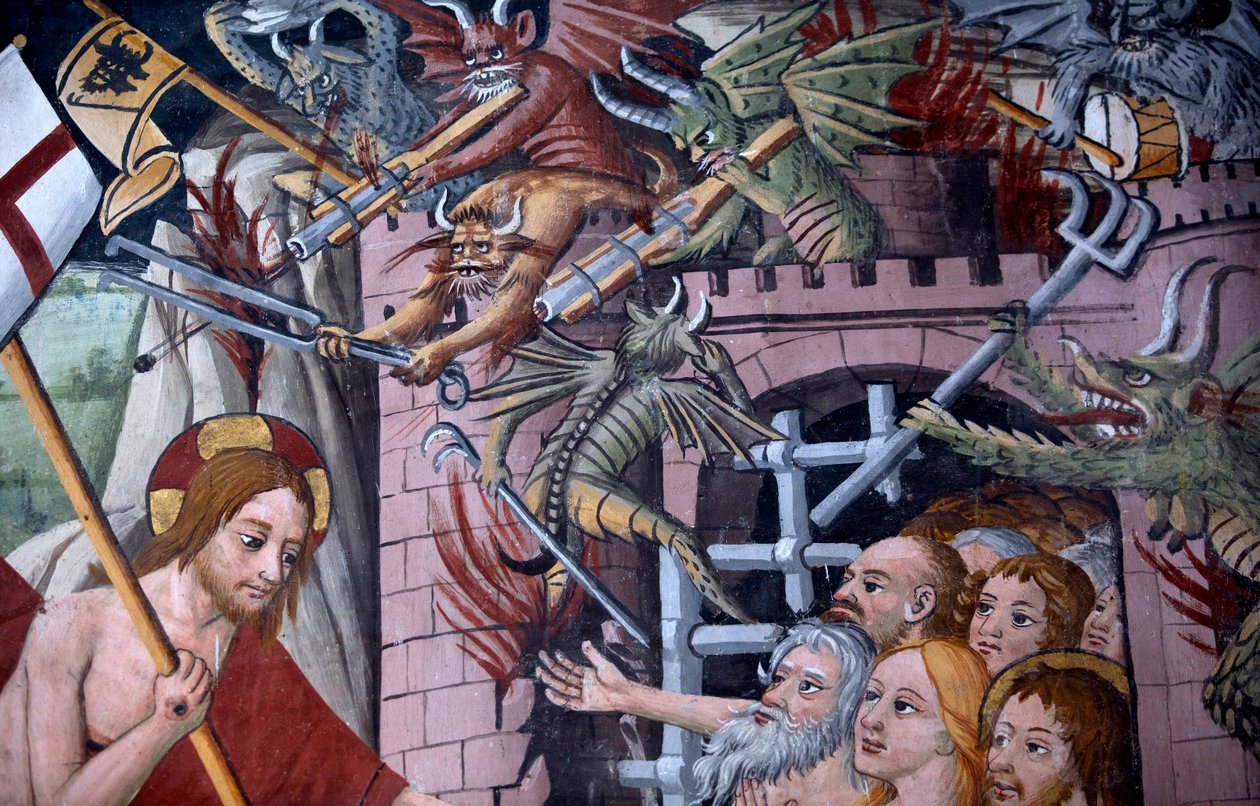 Descente aux enfers (détail) - Giovanni Canavesio