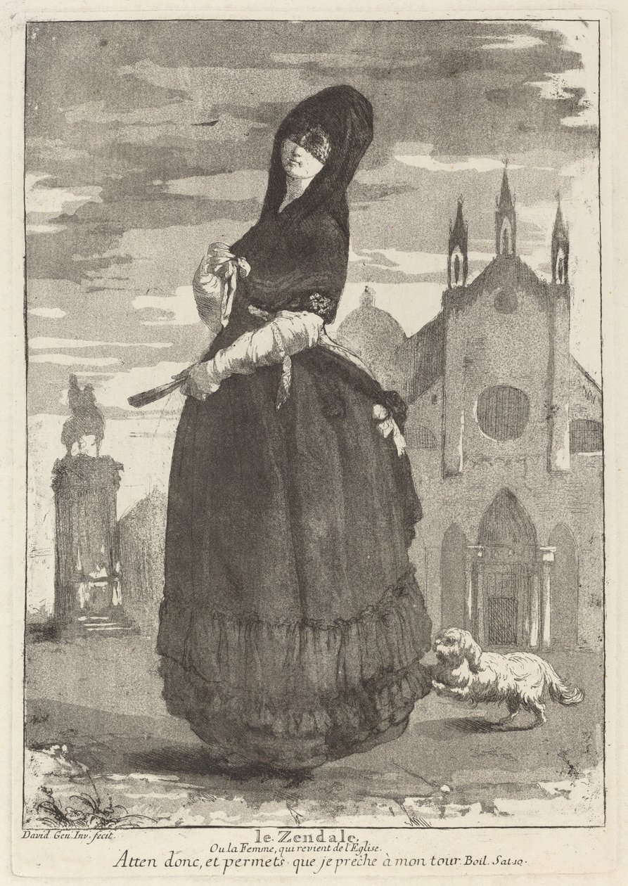 Le Zendale (Femme en capuche, ou la femme revenant de l