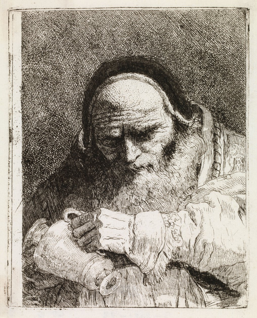 Un pape tenant une cruche - Giovanni Domenico Tiepolo