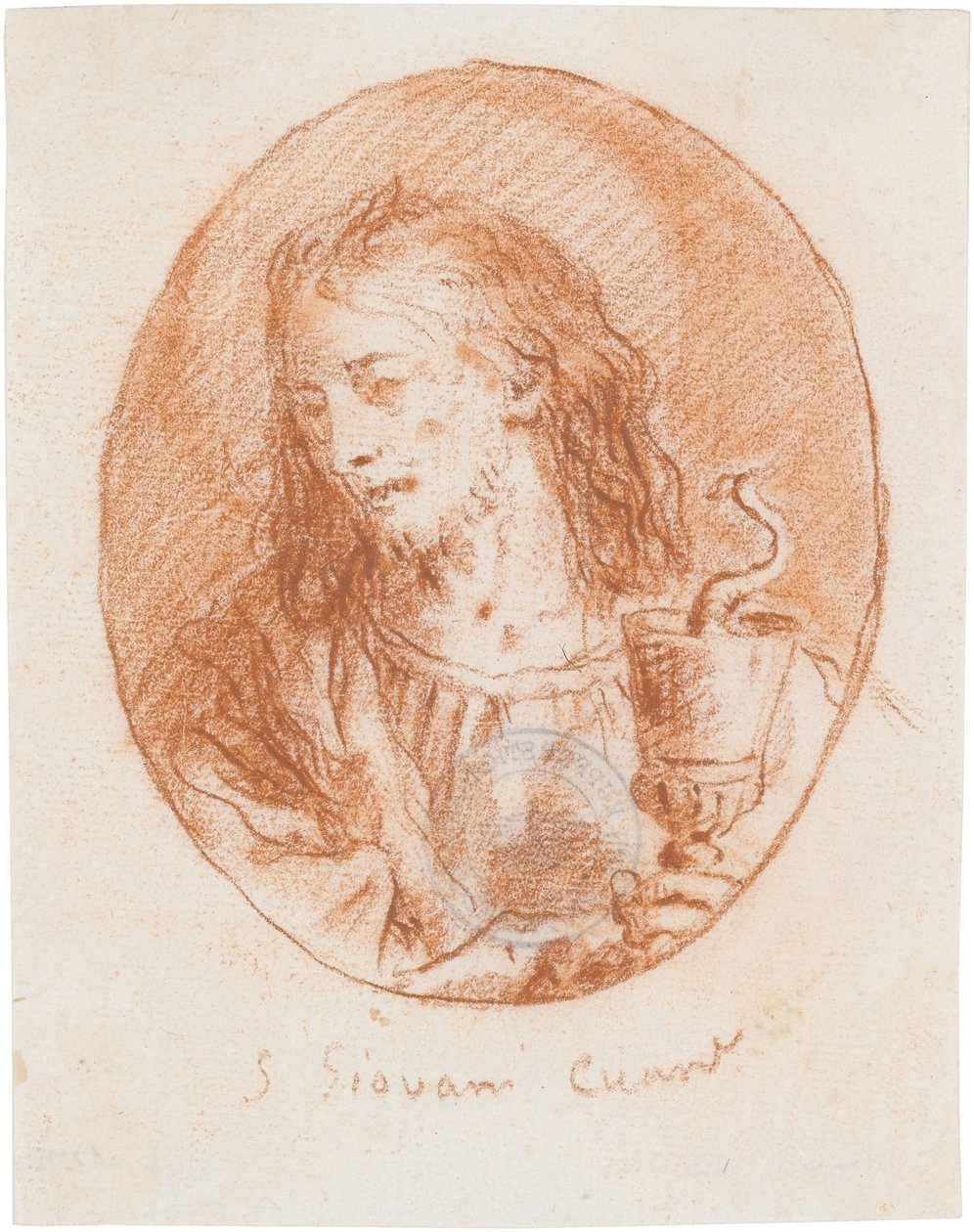 Der heilige Johannes Evangelist - Giovanni Domenico Tiepolo