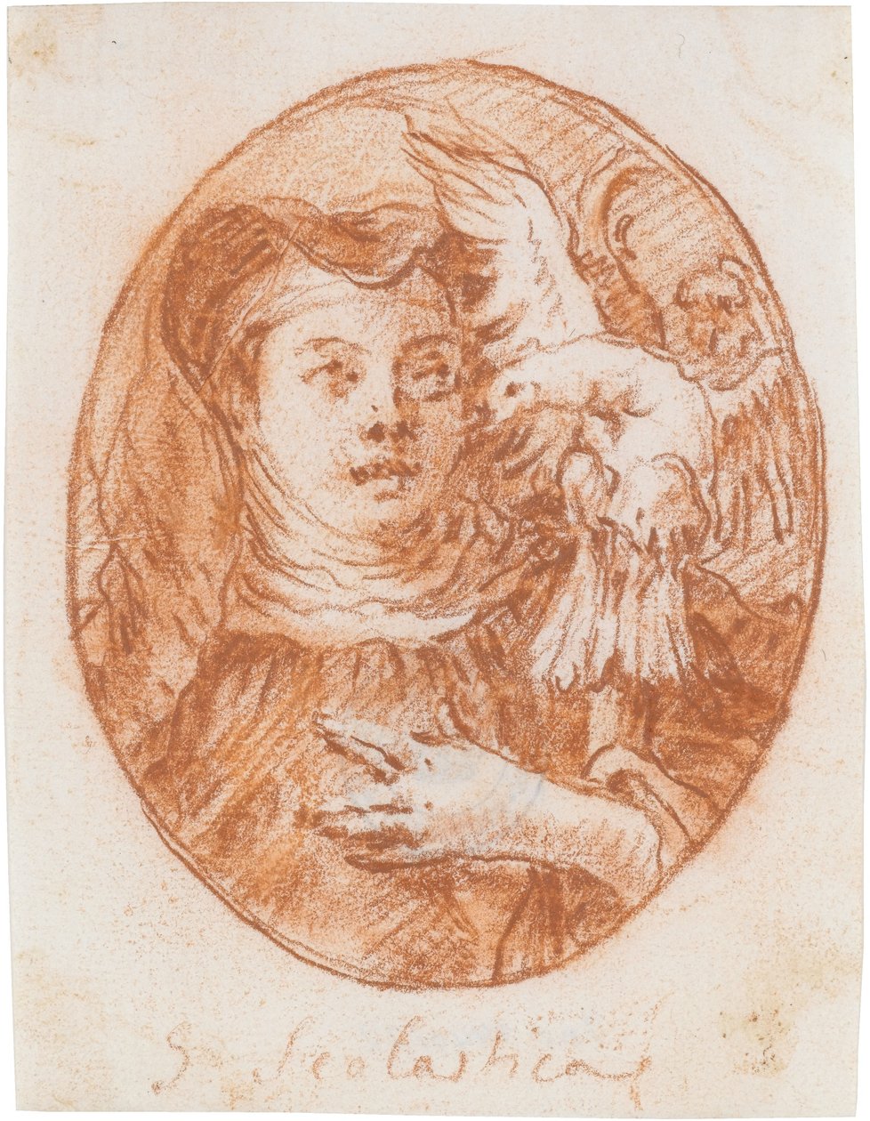Die hl. Scholastika - Giovanni Domenico Tiepolo