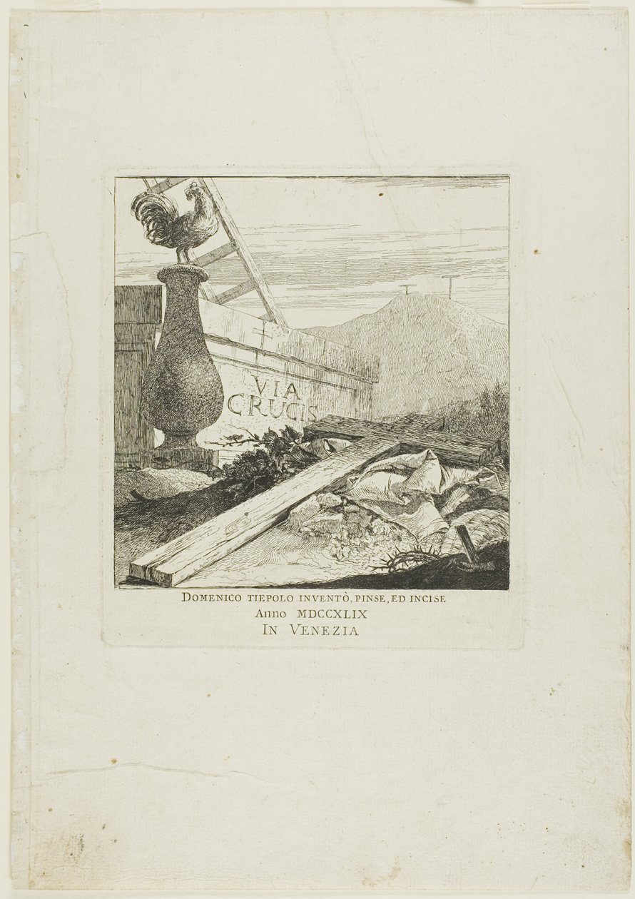 Frontispice aux Stations de la Croix - Giovanni Domenico Tiepolo