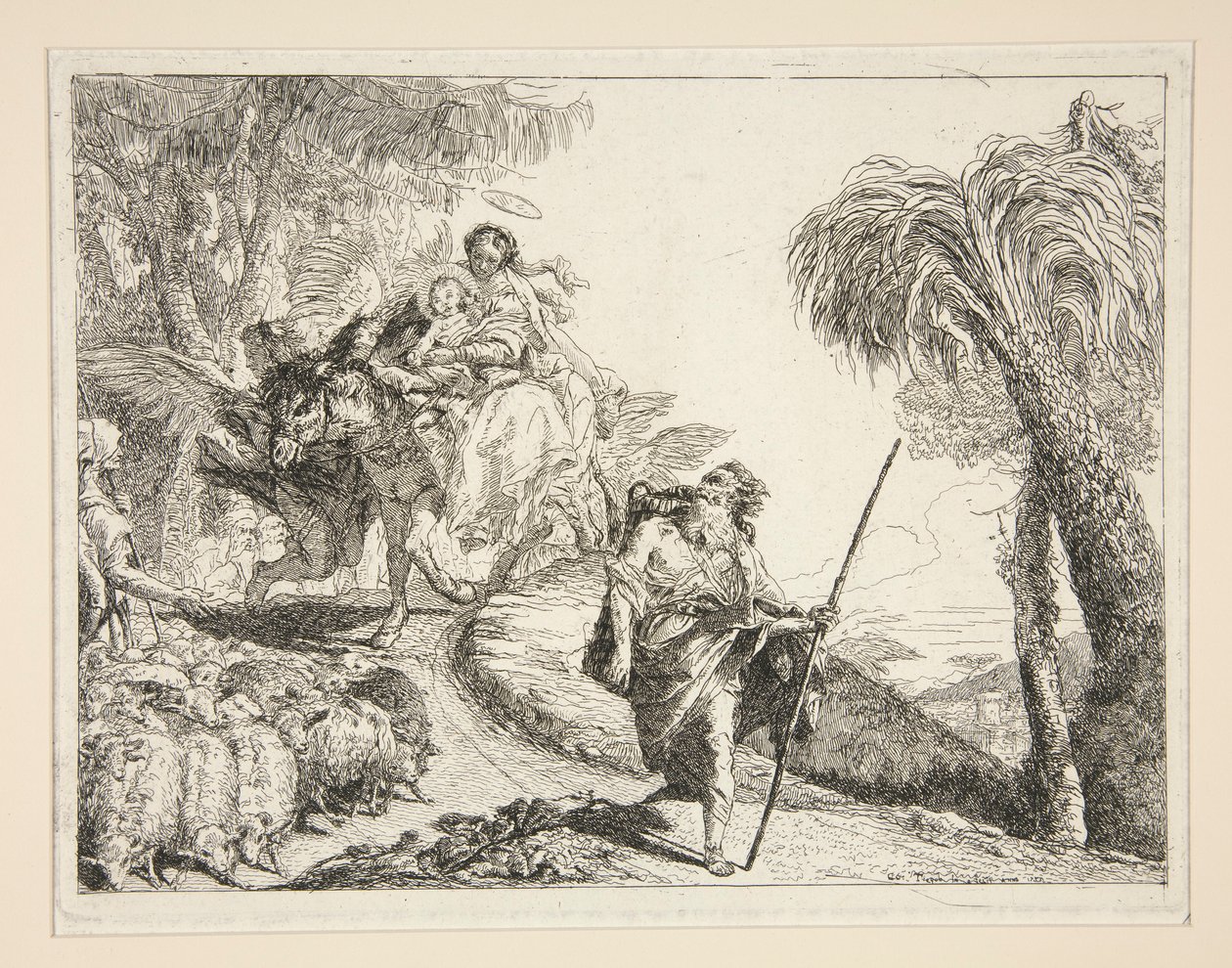 Joseph avec la Vierge et l