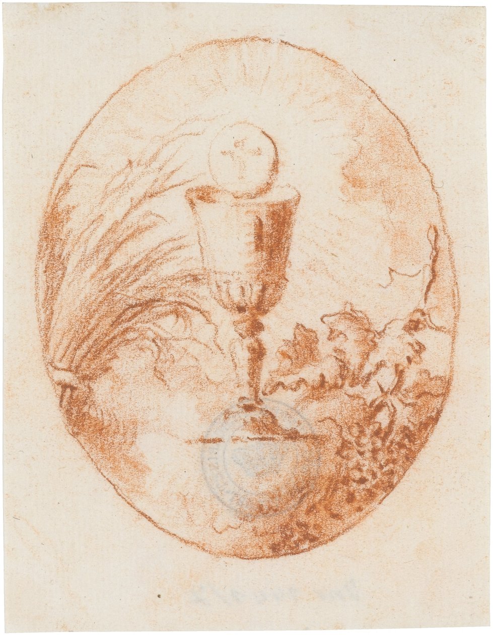 Kelch und Hostie, Brot und Wein - Giovanni Domenico Tiepolo