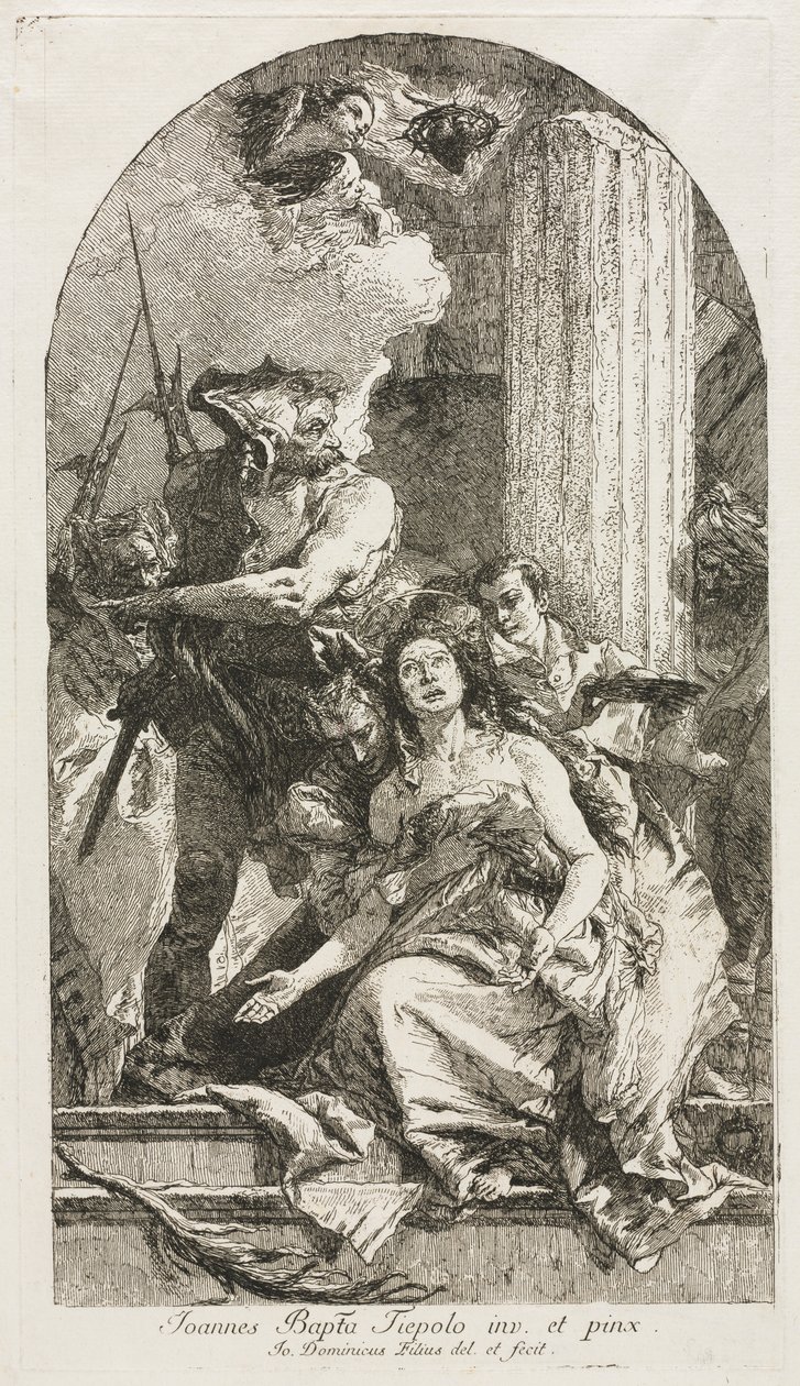 Martyr de Sainte Agathe - Giovanni Domenico Tiepolo