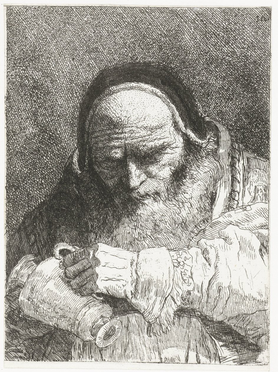 Pape avec une cruche, Verzameling hoofden (série) - Giovanni Domenico Tiepolo