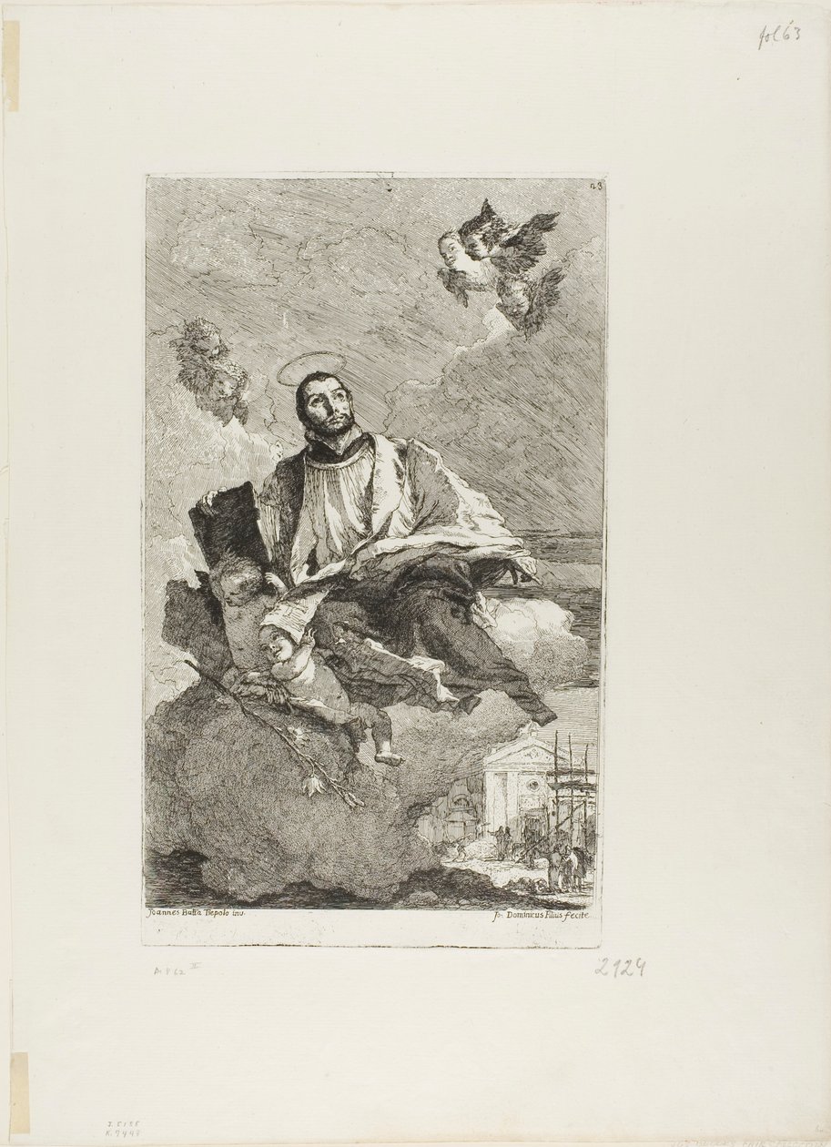 Saint Gaetano de Thiene - Giovanni Domenico Tiepolo