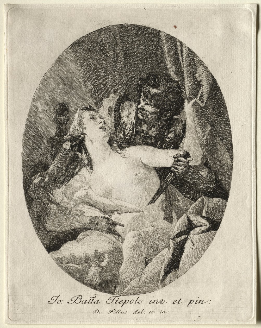 Tarquin et Lucrèce - Giovanni Domenico Tiepolo