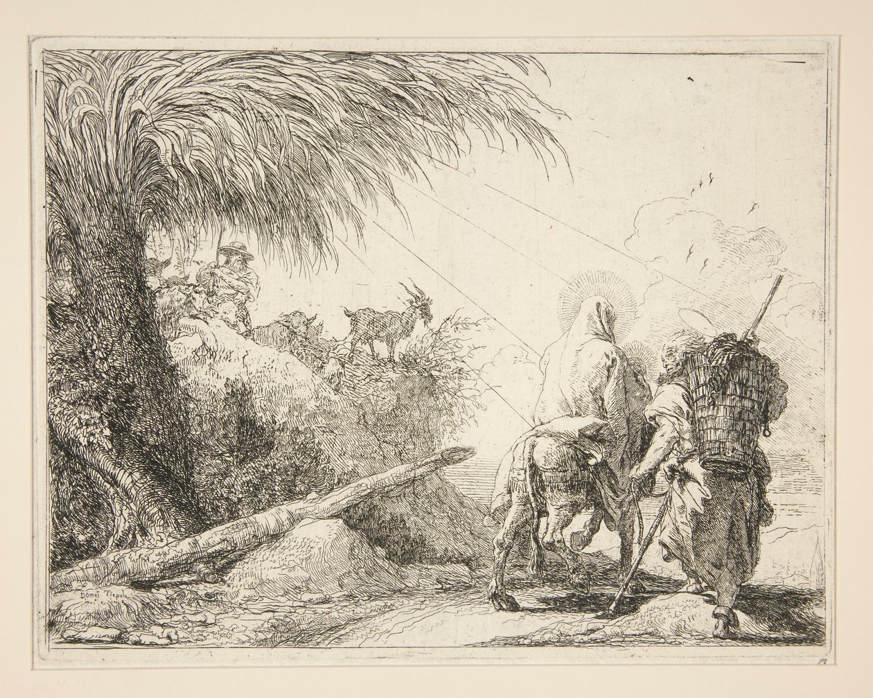 La Vierge, montée sur l