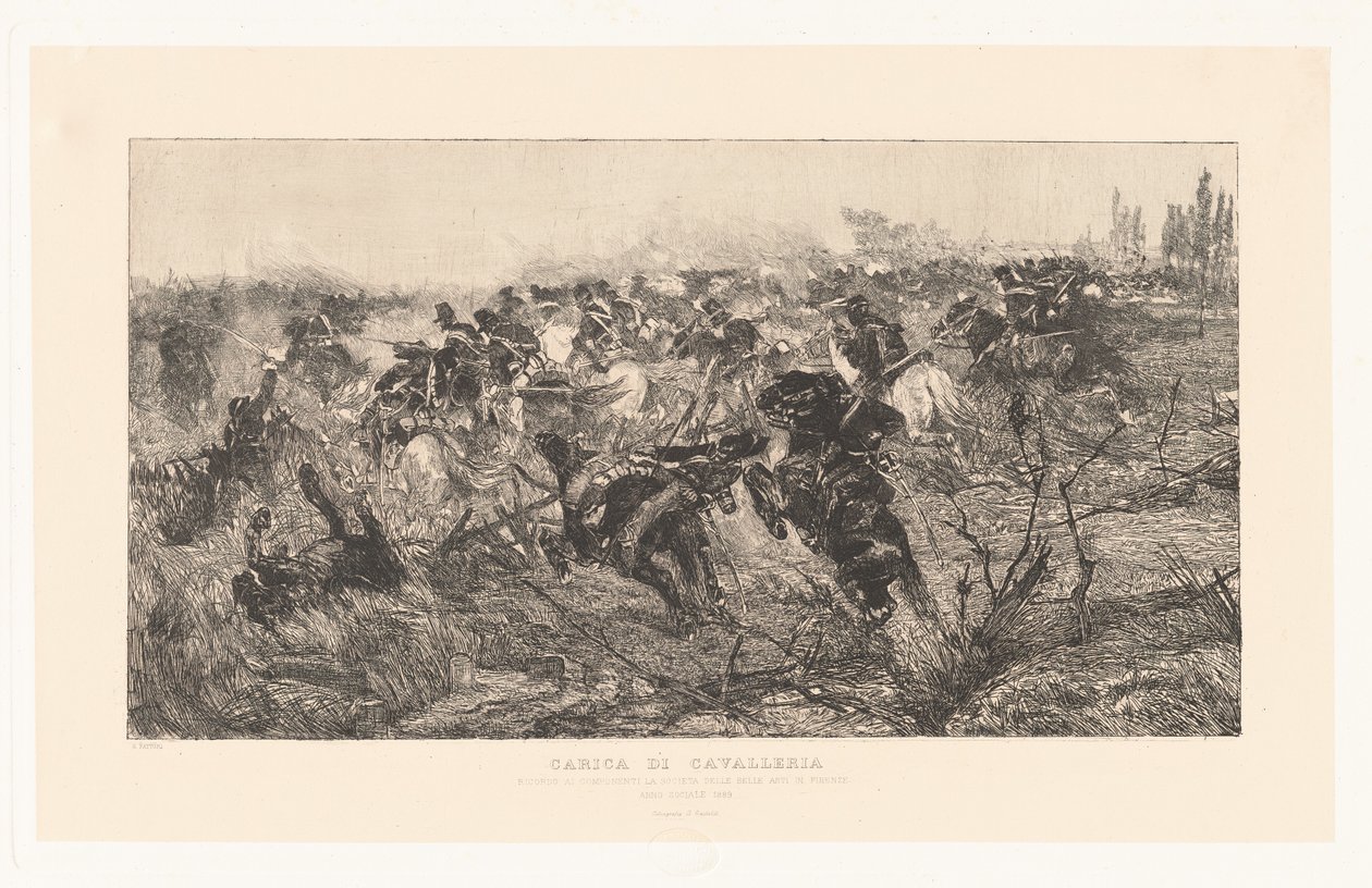 Charge de cavalerie - Giovanni Fattori