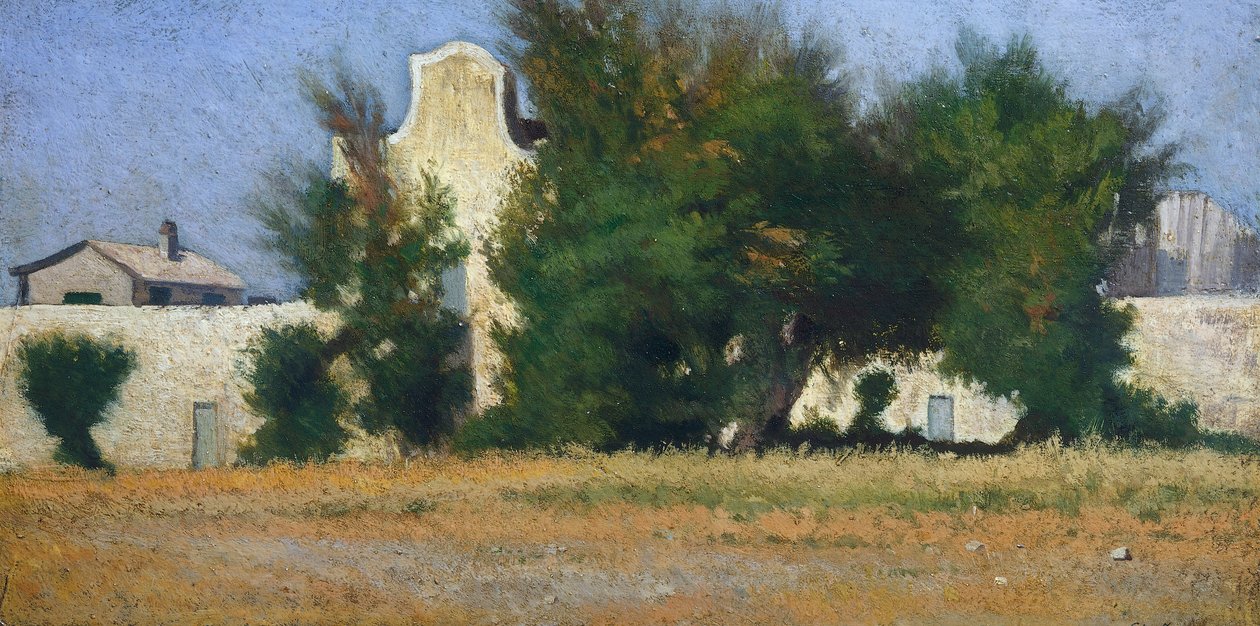 Campagne de Livourne et Tamaris, vers 1867 - Giovanni Fattori