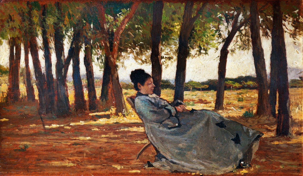 Madame Martelli Castiglioncello - Giovanni Fattori