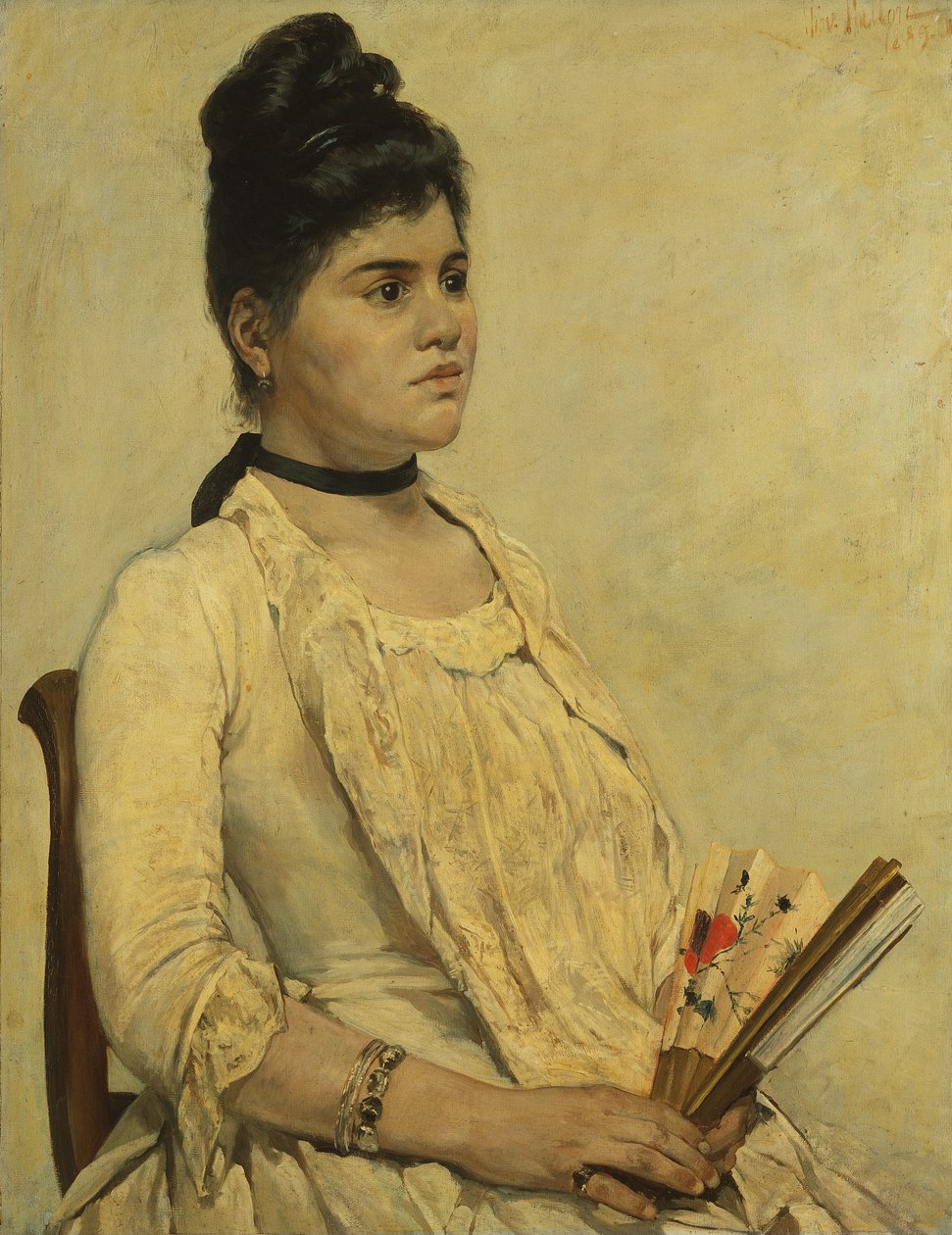 Portrait de la belle-fille - Giovanni Fattori