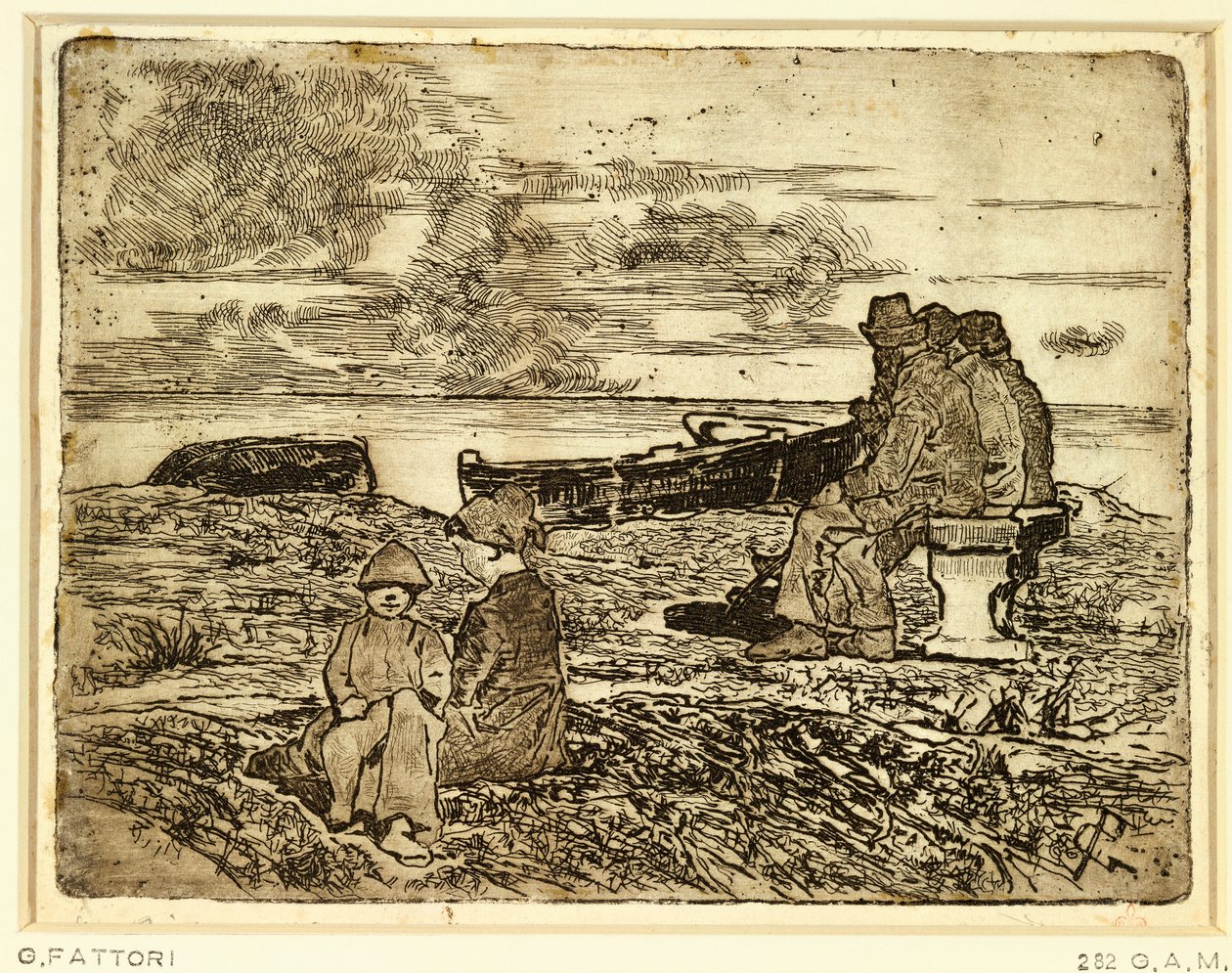 Marins au repos - Giovanni Fattori