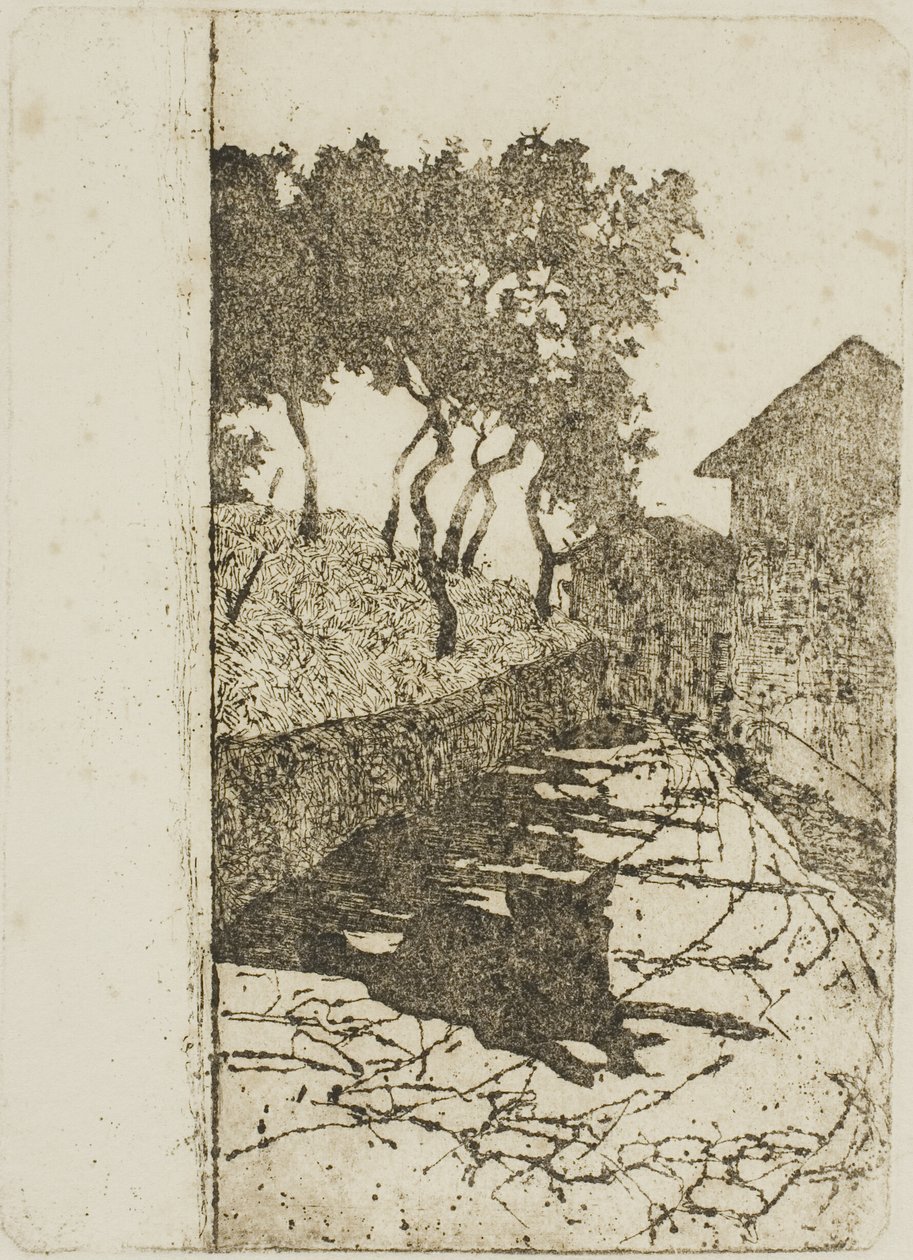 Le chien noir - Giovanni Fattori