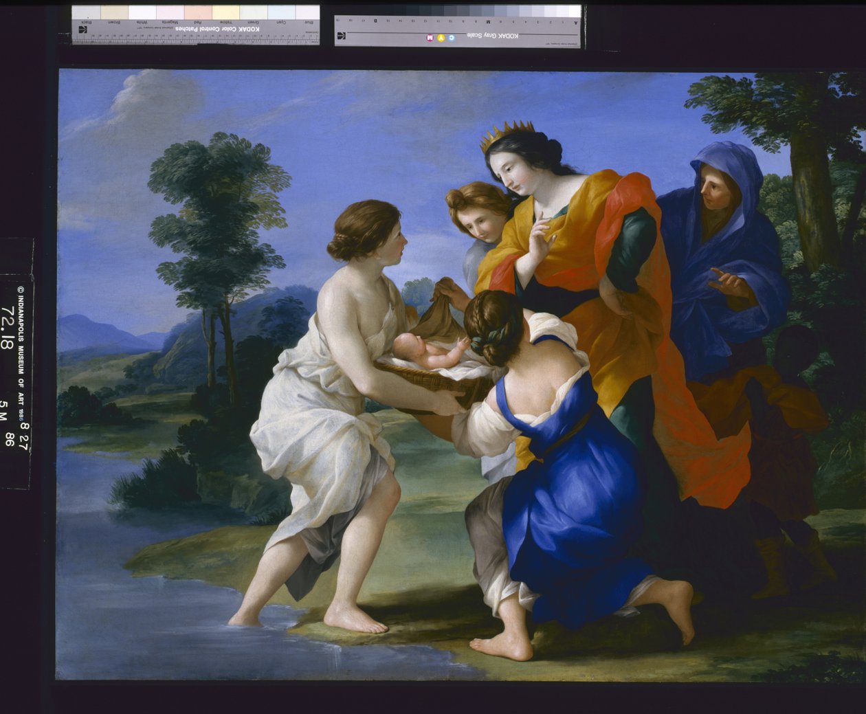 La découverte de Moïse - Giovanni Francesco (1610 62) Romanelli