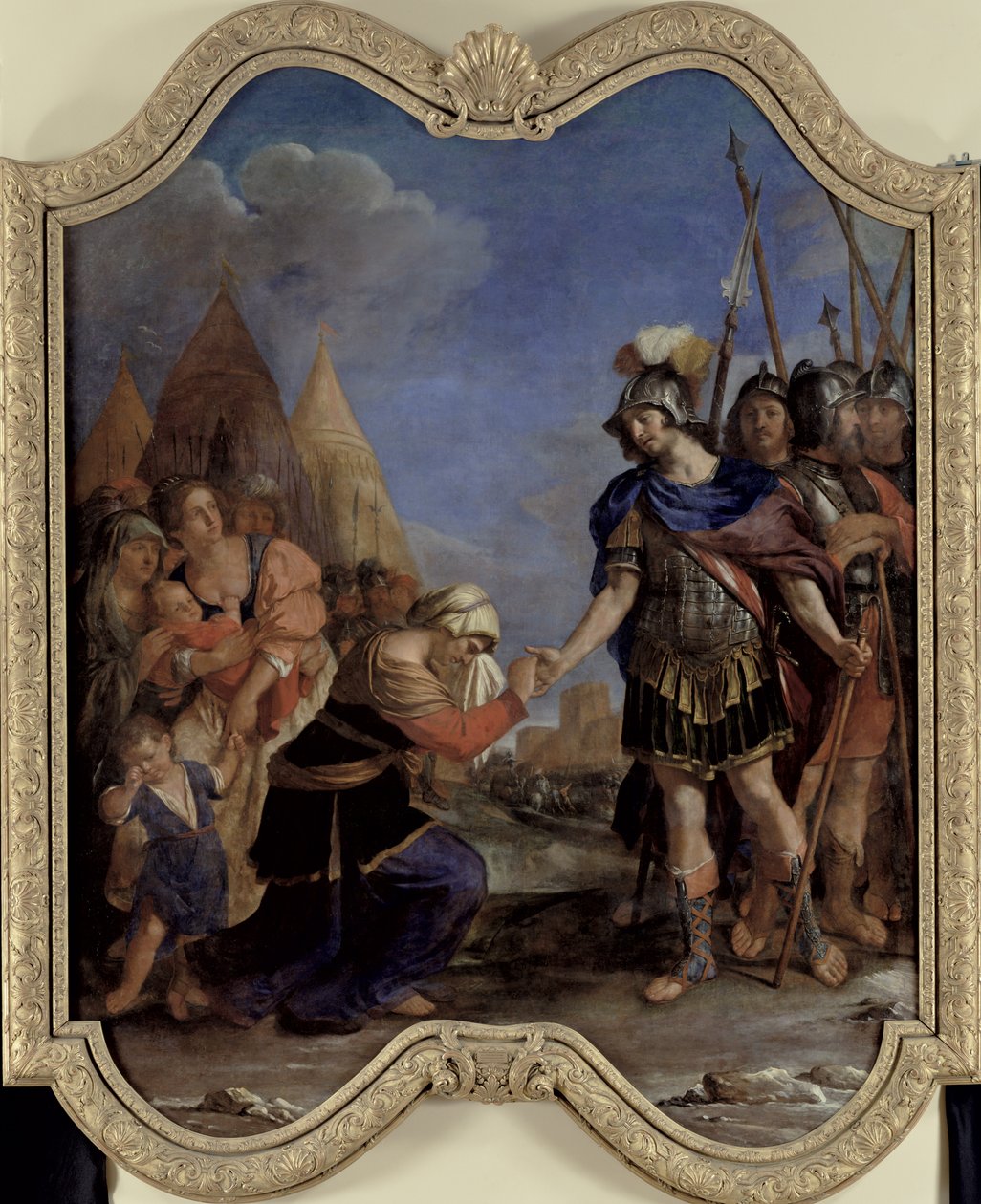 Volumnia devant Coriolan, 1643 - Giovanni Francesco Barbieri