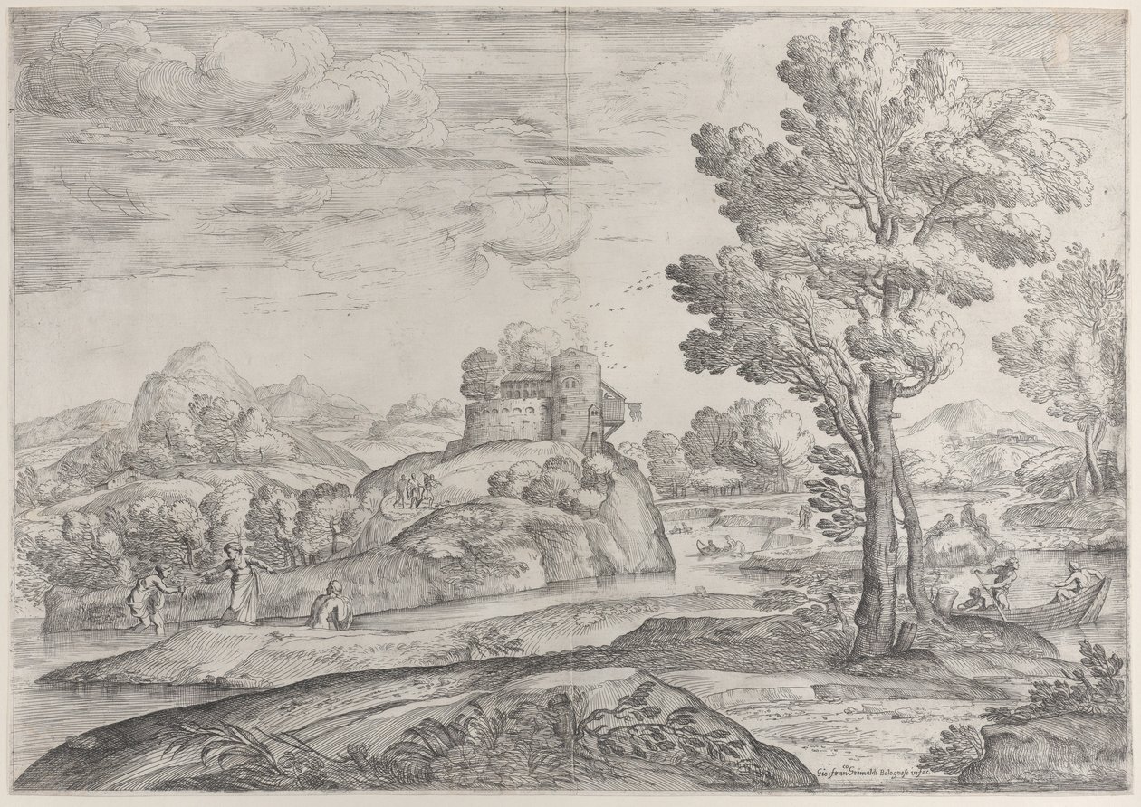 Maison au sommet d