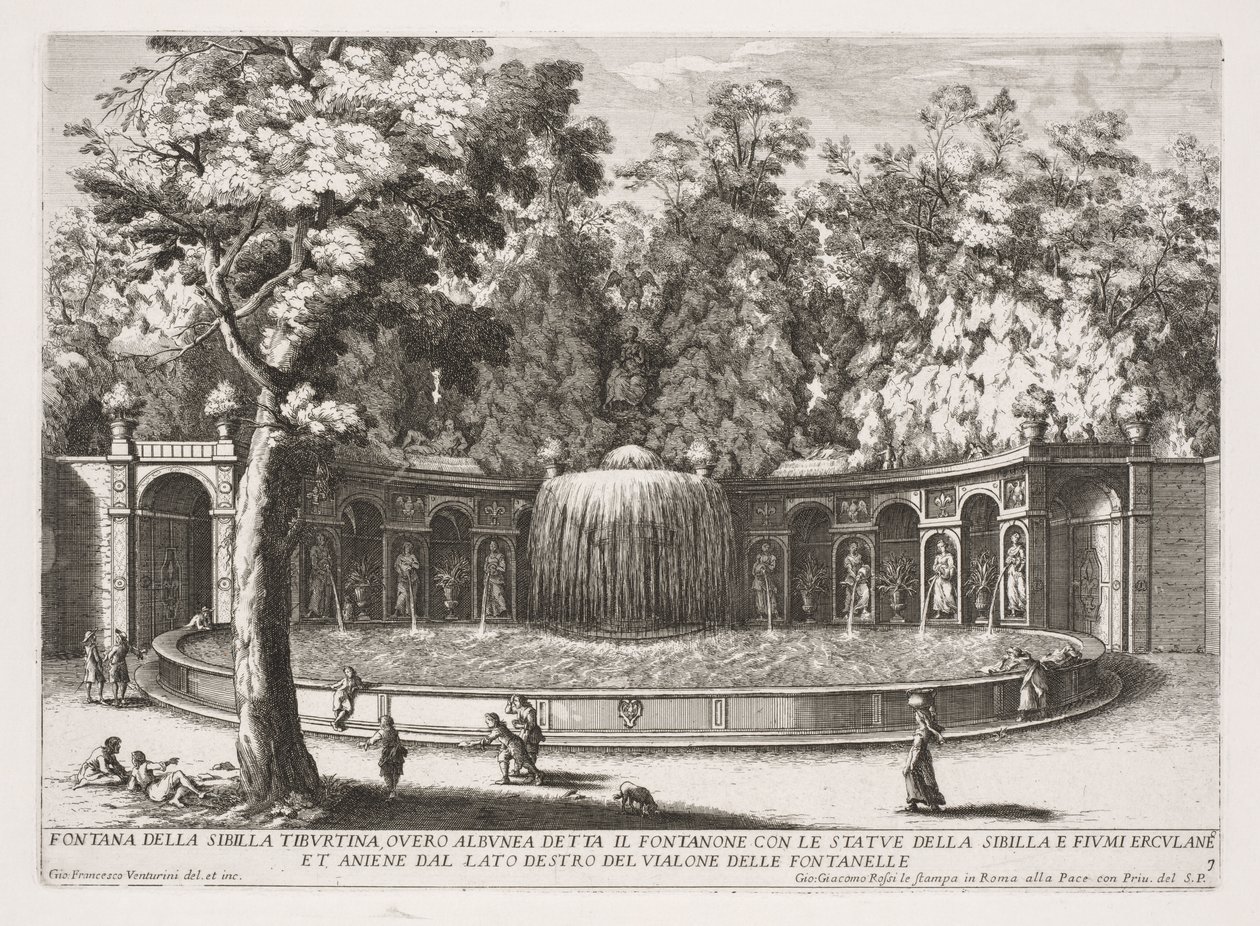 Fontaine de la Sibylle Tiburtine - Giovanni Francesco Venturini